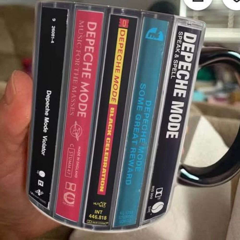 Depeche Mode Album Stack Coffee Mug - 20 fl oz, Brand New Cup
